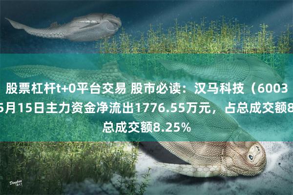 股票杠杆t+0平台交易 股市必读：汉马科技（600375）5月15日主力资金净流出1776.55万元，占总成交额8.25%