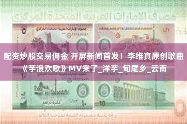 配资炒股交易佣金 开屏新闻首发！李维真原创歌曲《芋浪欢歌》MV来了_洋芋_甸尾乡_云南