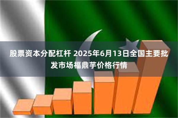 股票资本分配杠杆 2025年6月13日全国主要批发市场福鼎芋价格行情