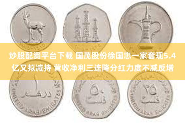 炒股配资平台下载 国茂股份徐国忠一家套现5.4亿又拟减持 营收净利三连降分红力度不减反增