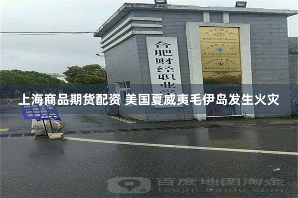 上海商品期货配资 美国夏威夷毛伊岛发生火灾
